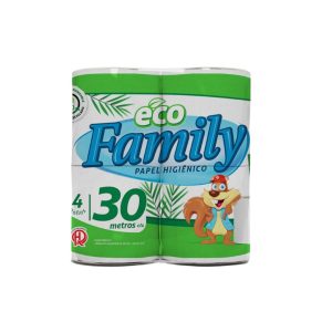 Papel higiénico Eco Family x4 – 30 mts. c/u.